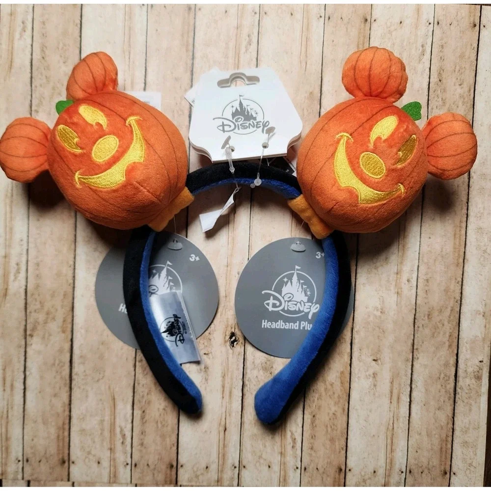 2025 Disney Parks Halloween Create Your Own Headband Mickey Pumpkin 🎃 Set NWT